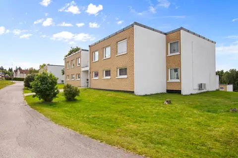 Småhus med kun 4 leiligheter i hver.